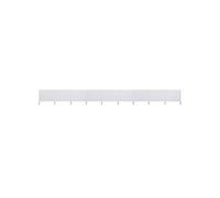 vidaXL Paravent 9 panneaux en tissu 1200 x 160 cm Blanc sable