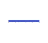 vidaXL Paravent 9 panneaux Tissu 1200 x 80 cm Bleu azuré Bleu