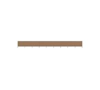 vidaXL Paravent 9 panneaux Tissu 1200 x 80 cm Taupe