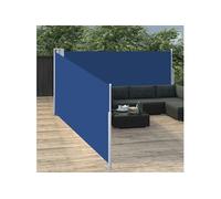 Windscherm uittrekbaar 100x1000 cm blauw48476