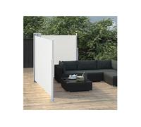 Windscherm uittrekbaar 100x600 cm crÃme48443
