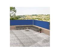 Vidaxl Auvent Latéral Rétractable Bleu 117x1200 Cm Bleu