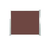 Windscherm uittrekbaar 120x300 cm bruin 45364