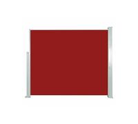 Windscherm uittrekbaar 120x300 cm rood45362