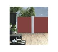 Windscherm uittrekbaar 120x600 cm bruin48451