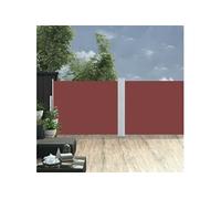 Vidaxl Auvent Latéral Rétractable Marron 140 X 1000 Cm Marron
