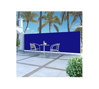 vidaXL Auvent latéral rétractable 160 x 500 cm Bleu