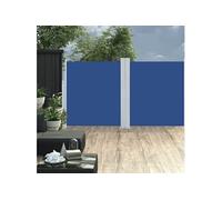 Vidaxl Auvent Latéral Rétractable Bleu 160 X 600 Cm Bleu
