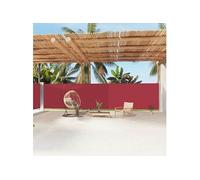 Vidaxl Auvent Latéral Rétractable Rouge 180x1200 Cm Rouge