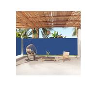 vidaXL Auvent latéral rétractable 200 x 1000 cm Bleu
