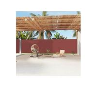 Vidaxl Auvent Latéral Rétractable Marron 200x1200 Cm Marron
