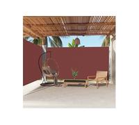 Vidaxl Auvent Latéral Rétractable Marron 200x600 Cm Marron