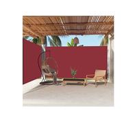 Vidaxl Auvent Latéral Rétractable Rouge 200x600 Cm Rouge