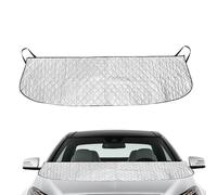 Windshield Cover - Aluminum Film PP Cotton 170x45cm | Snow Sun Protector | Car Windshield Frost Ice Windscreen Cover Shield All Weather Protector for SUV RV Winter Snow Sun Outdoor Use