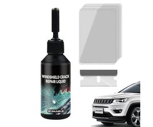 Windshield Crack Repair Kit - Windshield Chip Repair Kit | 2025 Nouveau kit de fixation en verre, restaurateur de verre liquide, outils de réparation rapide pour fenêtres de véhicules, écrans de