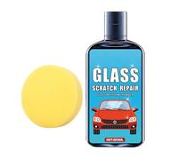 Windshield Scratch Remover - Car Glass Repair Liquid with Sponge Applicator | 120ml Vehicle Glass Maintenance Solution for Automotive Detailing Travel Safe Easy Application and Clear Finish