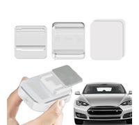 Windshield Toll Tag Holder - Car Mount Bracket for Toll Pass and Permit Display, Detachable ETC Accessory | Removable Sticker Dock for Dashboard or Glass, Vehicle Tag Support for Easy Visibility