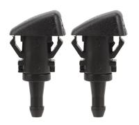 Windshield Washer Nozzle Pair High Durability ABS Direct Replacement for Borrego Cadenza Sedona Genesis G80 G90 Santa Fe Veracruz Left Right Side OEM 986303J000