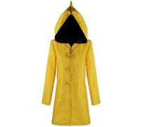 Windskids Déguisement Six Homme Cosplay Aventure Jeux Faim Six Jaune Zip Veste à Capuche pour Adultes Halloween Carnaval Fête Anniversaire Mascarade Anime Performances Costume