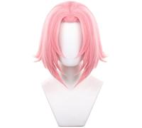 Windskids Uchiha Cosplay Anime Perruques Homme Noir Court Couches Perruques Déguisement Anime Ninja Uchiha Halloween Carnaval Fête Mascarade Performante Costume Accessoires Anime Wig