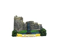 Windsor Castle England Aimant de réfrigérateur 3D en résine fait à la main pour la maison et la cuisine