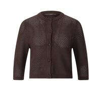 Windsor, Femme, Pulls, Brun, Taille: 38 FR Cardigan en Viscose à Grosse Maille