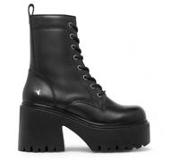 Windsor Smith Bottes Chelsea à Plateforme Cuir Noir Femme