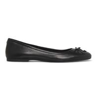 Windsor Smith Femmes Noir Cuir Ballerines Mocassin - Babydoll