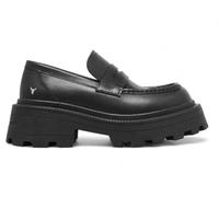 Windsorsmith Mocassins épais à Plateforme en Cuir Noir pour Femmes - True