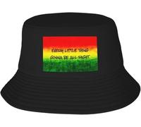 Windsoul Casquette de Baseball Classique Style Unisexe personnalisé Chaque Petite Chose va être Tout Droit Chapeau de Seau Hommes Femmes jamaïcaine Drapeau Plage Soleil été Camping Casquette Cadeau