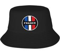 Windsoul Casquette de Baseball Classique Style Unisexe personnalisé France Course Rayures Drapeau Plage Seau Chapeau Hommes Femmes Unisexe d’été pêcheur Chapeau Cadeau