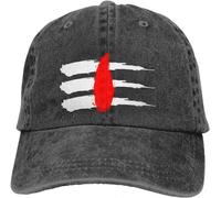 Windsoul Casquette de Baseball Classique Unisexe Pur Coton Respirant Protection Solaire Casquette de Baseball Rouge pour Hommes et Femmes Visière de Protection Snapback Lord Shiva Inde Dieu Cadeau