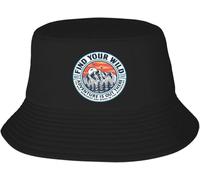 Windsoul Casquette de Baseball Classique Unisexe Style Aventure Personnalisé Camping Montagne Seau Chapeau Hommes Femmes Mode Été en Plein Air Soleil Pêcheur Casquette Cadeau