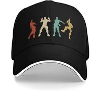 Windsoul Casquette de Baseball Classique Victory Dance Battle Royale Casquette de Golf Unisexe Style Couvre-Chef Cool Justice Danse Quotidienne Toutes Les Saisons Réglable Soleil