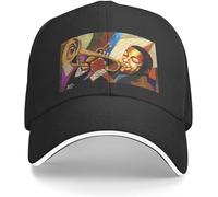 Windsoul Casquette de Baseball Jazz Impresario Wynton Marsalis Beach Outing Casquette de randonnée Baseball Noir Cool