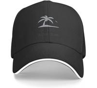 Windsoul Casquette de Baseball St. John, US île Anime Chapeau Snap Back Chapeau Anniversaire Trucker Cap Fille Hommes Noir Cool