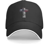 Windsoul Casquette de Baseball Tout ce Dont j’AI Besoin aujourd’Hui est Un Peu de poêle et Tout Un Lot de JésusMusic Band - Metal Music Band Chemises pour Hommes - Noir Cool