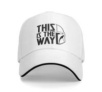 Windsoul Classique Custom M-Mandalorians This is The Way Casquette de Baseball pour Hommes Femmes réglable Dad Hat Streetwear Versatile