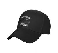 Windsoul Classique Je ne Ronfle Pas Je rêve Je suis Un Spitfire Casquette de Baseball Noir Sortie de Plage Sac de Plage Marque Casquette d’Homme Chapeaux pour Hommes Femmes Polyvalent