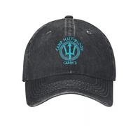 Windsoul Classique Retro Camp Half-Blood Cabin 3 Casquettes de Baseball Unisexe en détresse Casquette Percy Jackson activités de Plein air déstructuré Chapeaux Souples Polyvalents