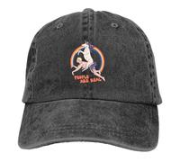 Windsoul Classique Si Elle ne Vend Pas TUAH Je ne Parle Pas Casquettes de Baseball TUAHCompe Classique en Denim Vieilli Couvre-Chef lavé Extérieur Toutes Saisons Voyage Cool