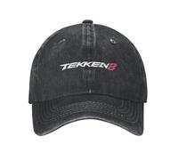 Windsoul Classique Tekken 8 Combat Nouveau Jeu Unisexe Casquette de Baseball Jeux Vidéo en Détresse Casquettes Chapeau Vintage en Plein Air Été Couvre-Chef Polyvalent