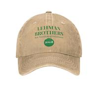 Windsoul Lehman Brothers Risk Management Department 2008 Porter Casquettes De Baseball Hommes Femmes Chapeaux Quotidiens Casquette Réglable Trucker Hat Cool