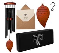 WindsPlay Carillon éolien commémoratif - Carillon éolien de condoléances pour la perte d'un être cher - Carillon à vent personnalisé pour deuil et mémoire pour mère, père, mari, enfant, sœur, fille et