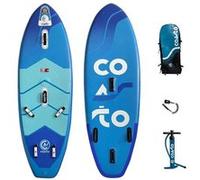 WindSUP Coasto Mir 8'6 Paddle Gonflable 260x84x13cm - 8'6x33x5 pour Wing Voile avec support de mat Double couche fusionné 14 G