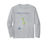 Windward Islands Carte Sainte-Lucie Grenade Manche Longue