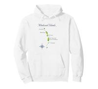 Windward Islands Carte Sainte-Lucie Grenade Sweat à Capuche