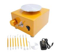 WindWilder Mini disque de poterie électrique 24 W 2000 tr/min Vitesse réglable Mini machine à roue en céramique pour machine de moulage de processus de bricolage et artisanat en céramique 13 x 15 x