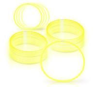 Windy City Novelties Colliers bâtons lumineux de 55,9 cm pour enfants en gros (jaune)