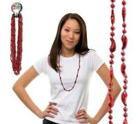Windy City Novelties Lot de 12 colliers de perles en forme de piment | pour cadeaux de fête, Mardi Gras, Cinco de Mayo, Jour des morts, One size fits most, Plastique